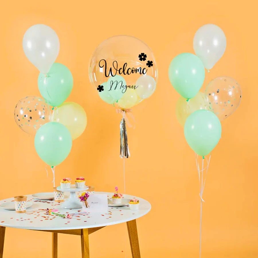 Vespa Mint Helium Party Balloons